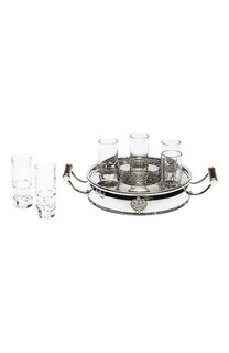 Набор из икорницы, подноса и 6-ти рюмок для водки Ice Shots Tsar