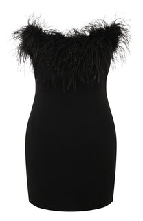 Платье с отделкой перьями страуса New Arrivals
