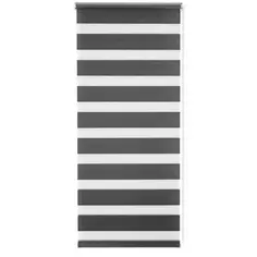 Штора рулонная день-ночь Silver 60x160 см графит Miamoza
