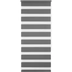 Штора рулонная день-ночь Silver 55x160 см серая Без бренда