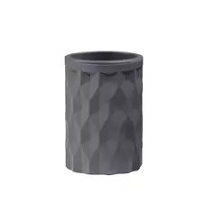 Стакан для зубных щёток Fixsen Diamond Gray FX-463-3, пластик, цвет серый