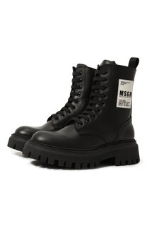 Кожаные ботинки MSGM kids