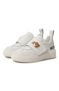 Кожаные кеды Moschino
