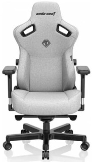 Кресло игровое Anda Seat Kaiser 3 цвет серый, размер XL (180кг), материал ткань (модель AD12)