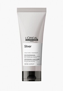 Бальзам для волос LOreal Professionnel Serie Expert Silver для нейтрализации желтизны осветленных и седых волос, 200 мл