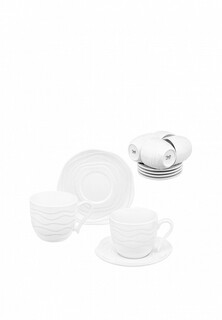 Сервиз чайный Elan Gallery 12 предметов 260 мл Айсберг волны
