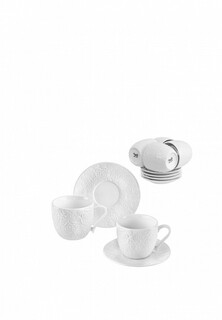 Сервиз чайный Elan Gallery 12 предметов 260 мл Айсберг волны