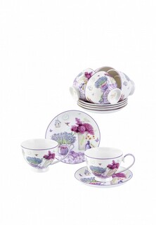 Сервиз чайный Elan Gallery 12 предметов 300 мл, на ножке