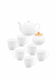 Сервиз чайный Elan Gallery 300 мл 6 шт + чайник 900 мл + сахарница 620 мл