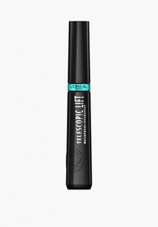 Тушь для ресниц LOreal Paris LOreal водостойкая, с эффектом удлинения и подкручивания