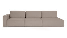 Прямой диван Ralf 3-секционный, с подлокотником L Аскона