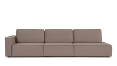 Прямой диван Ralf 3-секционный, с подлокотником L Аскона