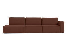 Прямой диван Ralf 3-секционный, с подлокотником R Аскона