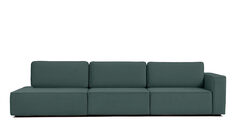 Прямой диван Ralf 3-секционный, с подлокотником R Аскона