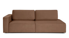 Прямой диван Ralf 2-секционный, с подлокотником L Аскона