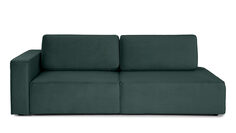 Прямой диван Ralf 2-секционный, с подлокотником L Аскона