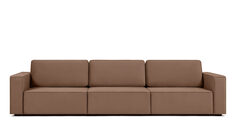 Прямой диван Ralf 3-секционный, с подлокотниками Аскона