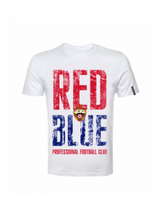 Футболка детская "RED-BLUE", цвет белый (164) ПФК ЦСКА