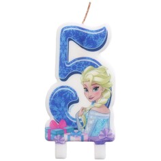 Свеча в торт цифра 5 Disney