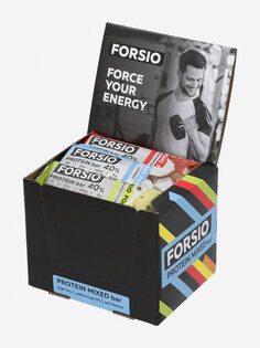 Батончики протеиновые Forsio Микс 50 г, 18 шт., Мультицвет
