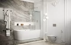 Шторка для ванны 100 см Ambassador Bath Screens 16041116 прозрачное