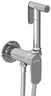 Гигиенический душ Avrora Soft AV8002 со смесителем, хром
