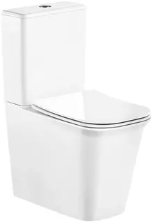 Унитаз-компакт Cerutti Spa Arno CT7838 безободковый, с сиденьем микролифт, белый