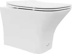 Унитаз подвесной Cerutti Spa Vettore Aria CT9242 безободковый, с сиденьем микролифт, белый матовый