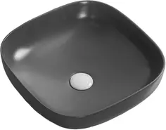 Раковина-чаша Cerutti Spa CR2677 42x42 см, накладная, черный матовый