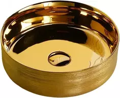 Раковина-чаша Cerutti Spa CR7044AS 36x36 см, накладная, золотой