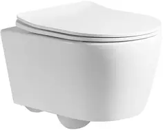 Унитаз подвесной Cerutti Spa Sella CT9738 безободковый, с сиденьем микролифт, белый