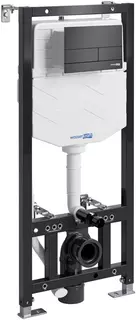 Инсталляция для унитаза WasserKRAFT Aller 10 10TLT.010.ME.MB04 с кнопкой смыва, черный матовый