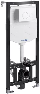 Инсталляция для унитаза WasserKRAFT Aller 10 10TLT.010.ME.WM02 с кнопкой смыва, белый матовый