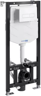 Инсталляция для унитаза WasserKRAFT Aller 10 10TLT.010.ME.WM03 с кнопкой смыва, белый матовый