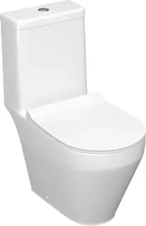 Унитаз-компакт безободковый с сиденьем микролифт Laparet Correct x9999288063
