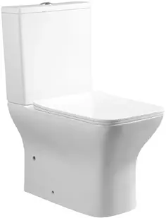 Унитаз-компакт Cerutti Spa Elleros CT10093 безободковый, с сиденьем микролифт, белый