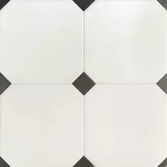 Керамогранит Betera Black-White R 58x58 El Molino