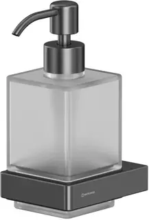 Дозатор для жидкого мыла Whitecross Cubo CU2440GM 150 мл, настенный, оружейная сталь