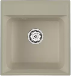 Кухонная мойка Point Мисти PN3011BG 46x50 см, светло-бежевый