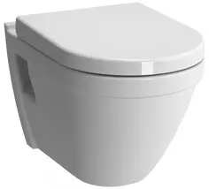 Унитаз подвесной Vitra S50 7740B003-6039 безободковый, с сиденьем микролифт, белый