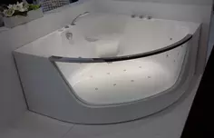 Акриловая гидромассажная ванна 141x141 см SSWW A4104