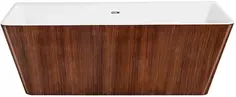 Акриловая ванна 168x80 см Lagard Vela Brown Wood lgd-vla-bw
