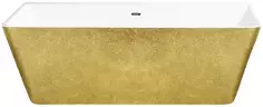 Акриловая ванна 168x80 см Lagard Vela Treasure Gold lgd-vla-tg