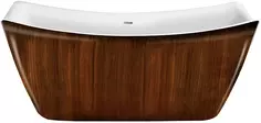 Акриловая ванна 170x78 см Lagard Meda Brown Wood lgd-mda-bw