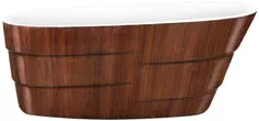 Акриловая ванна 170x75 см Lagard Auguste Brown Wood lgd-agst-bw