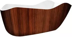Акриловая ванна 172,5x79,5 см Lagard Teona Brown Wood lgd-tna-bw