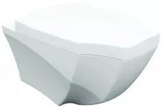 Унитаз подвесной Bien Fracture FRKA056GMVP0W3000 с сиденьем микролифт, белый