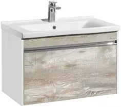 Тумба белый глянец/бетон пайн 76 см Акватон Капри 1A230201KPDA0