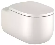 Унитаз подвесной Roca Beyond 3460B7650 безободковый, бежевый матовый