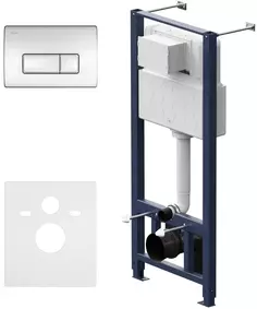Инсталляция для унитаза Am.Pm Pro M I012704.8051 с кнопкой смыва, хром Am.Pm.